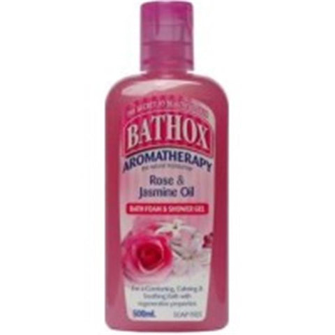 bathox shower gel 500ml rose jasmine oil