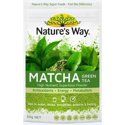 Nature's Way Superfoods Matcha Green Tea Powder 50g