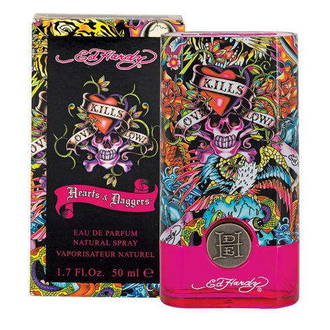ed hardy hearts & daggers women eau de parfum 50ml spray