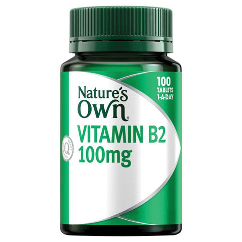 nature's own vitamin b2 100mg 100 tablets