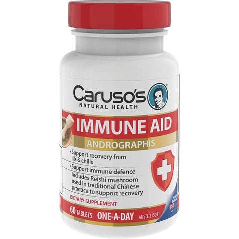 caruso's natural health immune aid 60 tablets