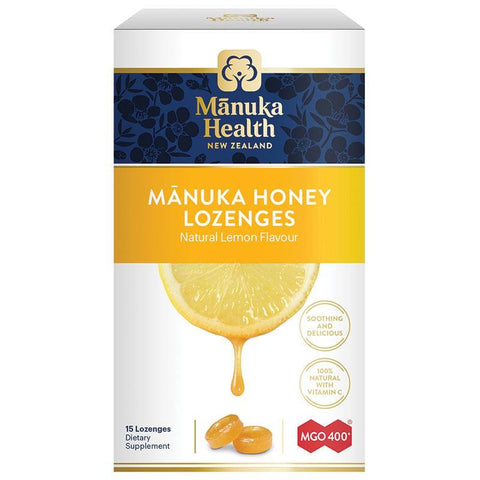 ManukaHealth Honey lozenges Lemon (15s)