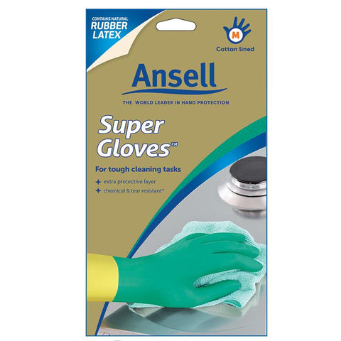 ANSELL SUPER GLOVES 8 PAIRS PACK