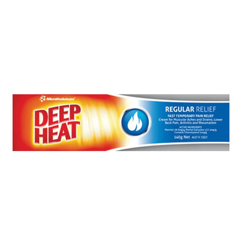deep heat mentholatum regular 140g exclusive size