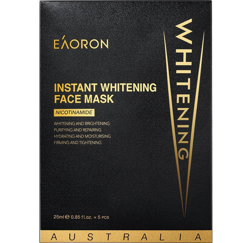 eaoron instant whitening face mask 25ml 5 piece online only