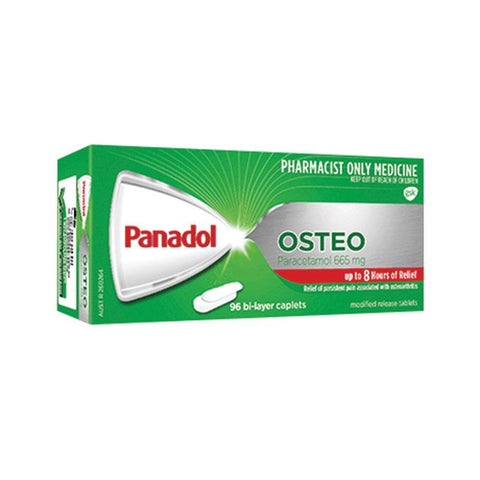 panadol osteo osteoarthritis paracetamol pain relief 96 caplets (pharmacist only)