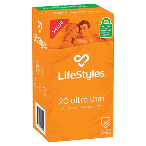 LifeStyles Ultra Thin Condoms 20 Pack