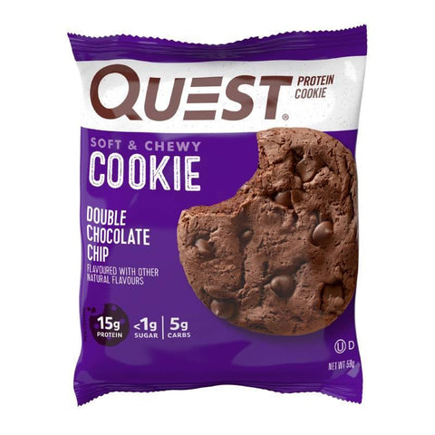 quest protein cookie double choc chip 59g