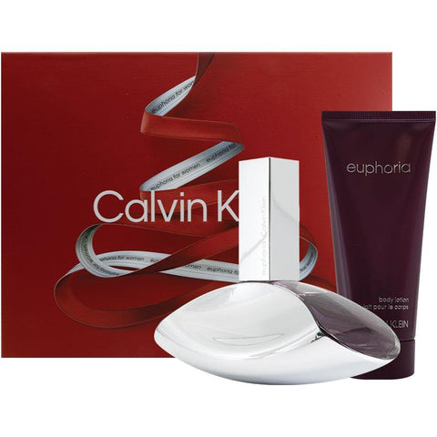 calvin klein euphoria eau de parfum 100ml 2 piece gift set