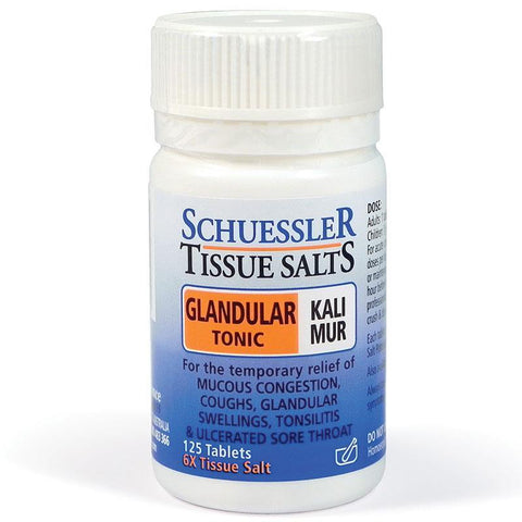 martin & pleasance tissue salts kali mur glandular tonic 125 tablets