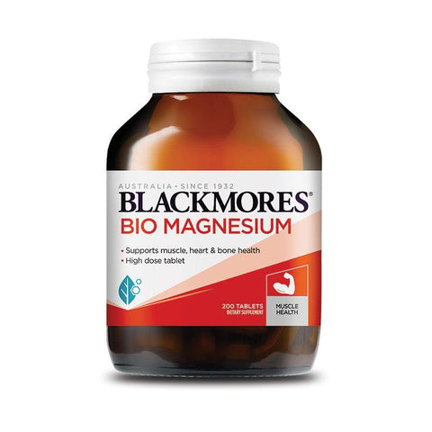 blackmores bio magnesium 200 tablets exclusive size