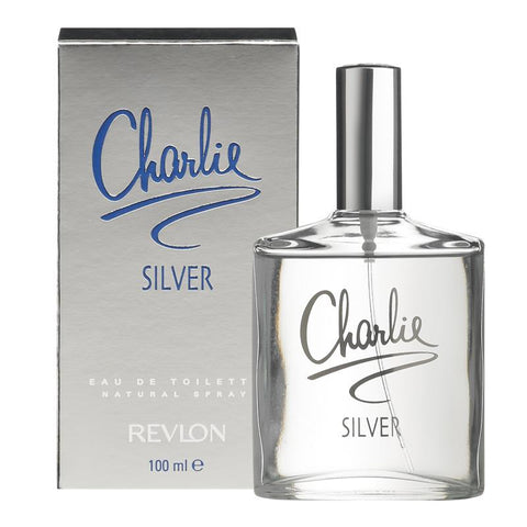 revlon charlie silver eau de toilette 100ml spray