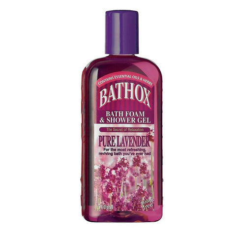 bathox shower gel 500ml pure lavender