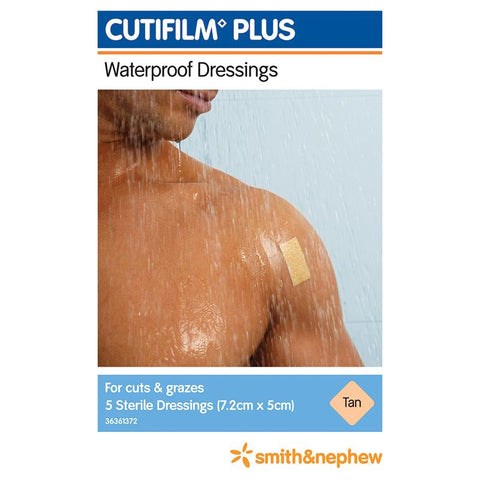 cutifilm plus tan 7.2cm x 5cm 5 pack