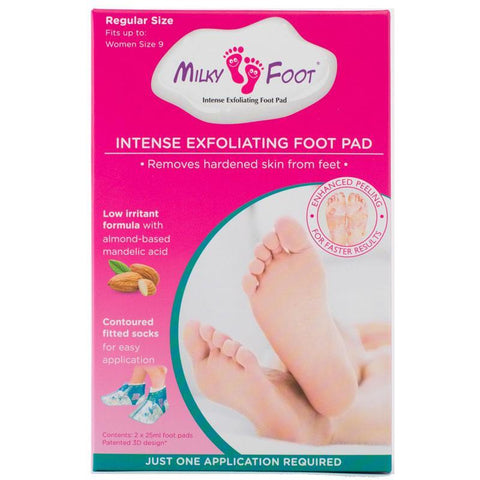milky foot exfoliation pads regular