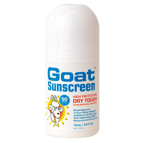 goat sunscreen dry touch roll on 75ml