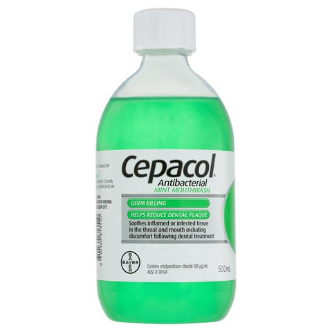 cepacol mouthwash mint 500ml