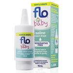 flo baby saline + nasal drops 15ml