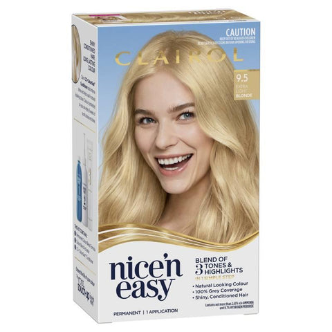 clairol nice & easy 9.5a natural baby blonde