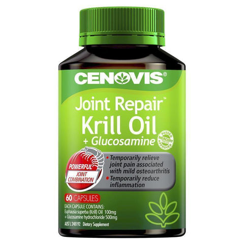 Cenovis Joint Repair Krill Oil + Glucosamine 60 Capsules