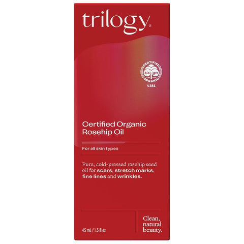 trilogy certified organic rosehip oil 45ml