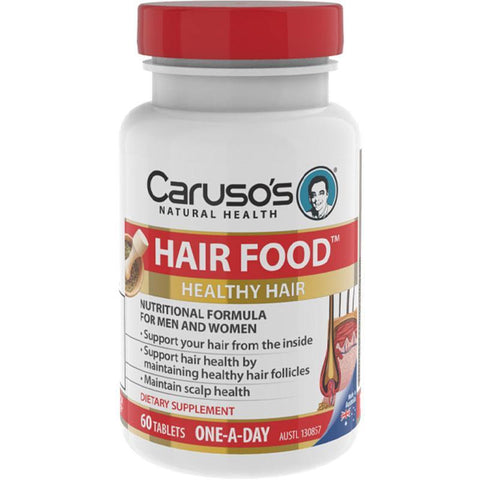 carusos natural health figaro hair food plus 60 tablets