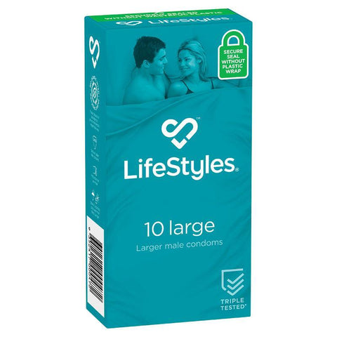 lifestyles condoms large 10 pack