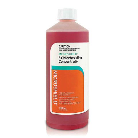 microshield 5 chlorhexidine concentrate 500ml