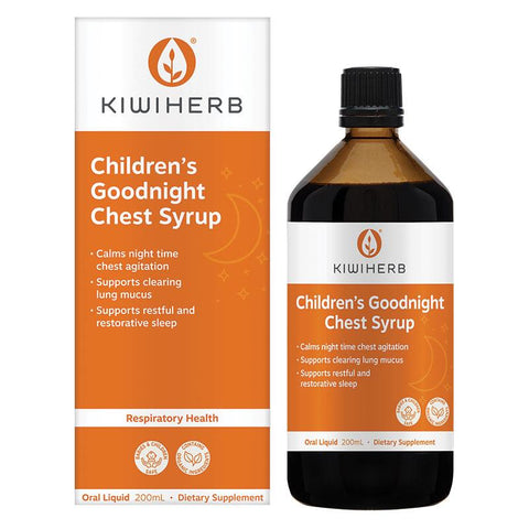 kiwiherb childrens goodnight chest syrup  200ml