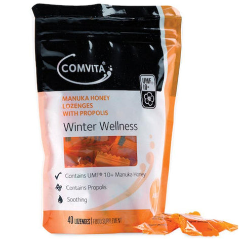 comvita manuka honey lozenges with propolis aniseed 40 lozenges