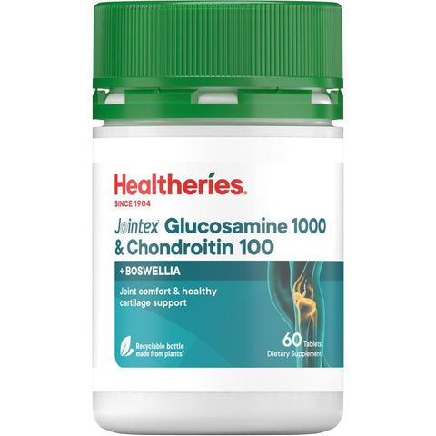 Healtheries Jointex Plus Glucosamine 1000 & Chondroitin 100 60 Tablets