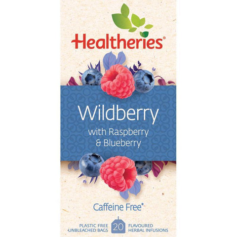 healtherieshealtheries fruit tea wild berries20pack