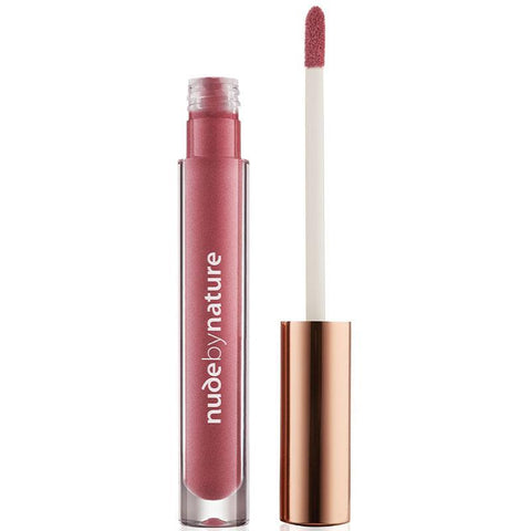 nude by nature moisture infusion lipgloss 08 violet pink