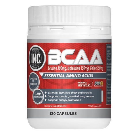 inc bcaa 120 capsules