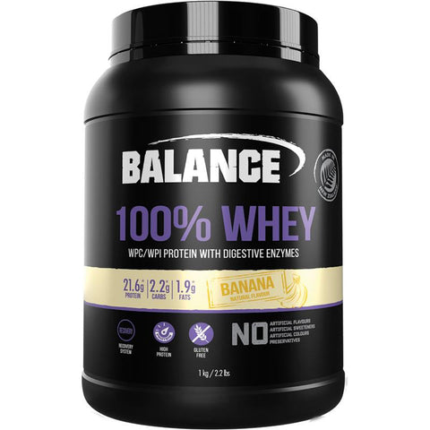 Balance 100% Whey Protein Banana (1kg)