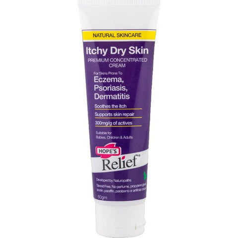 hopes relief itchy, dry skin cream 60g