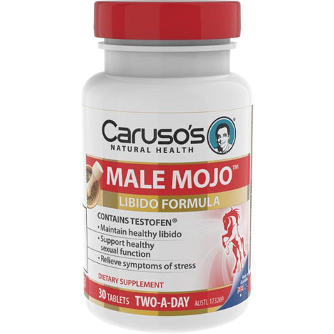 carusos natural health male mojo 30 tablets