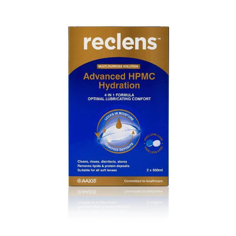 reclens mps 2x500ml with a lens case