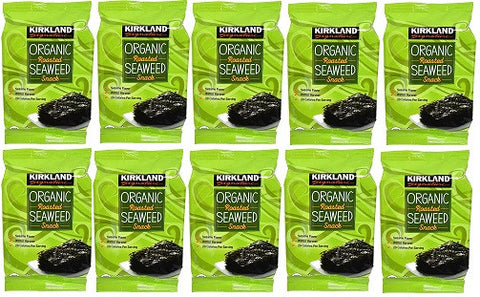 KIRKLAND SIGNATURE ORGANIC ROASTED SEAWEED 10X17G