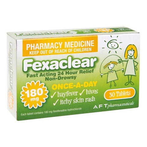 Fexaclear 180MG 30 Tablets