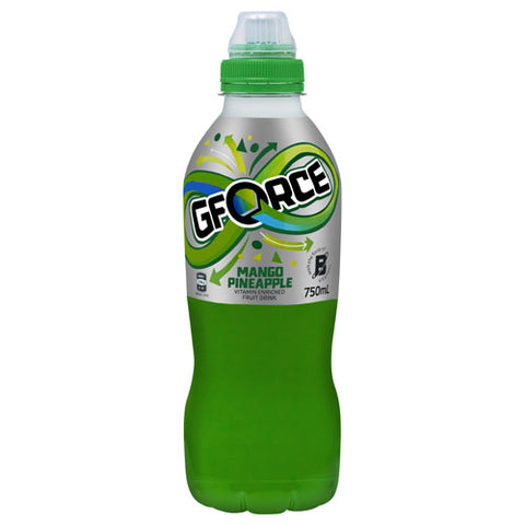 G Force Sports Drink Mango & Pineapple sipper top 750ml