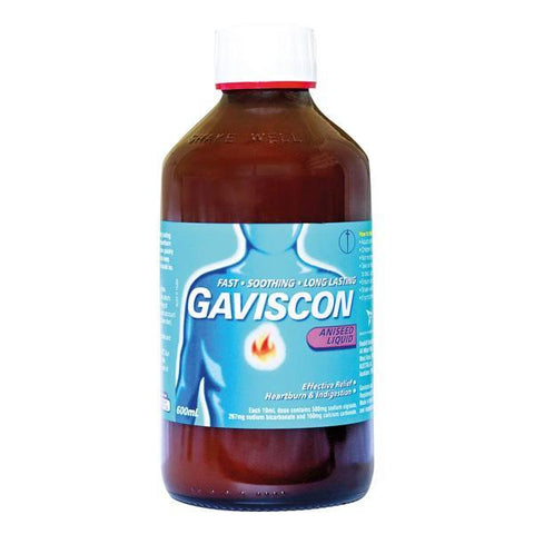 Gaviscon Liquid 600ml Aniseed