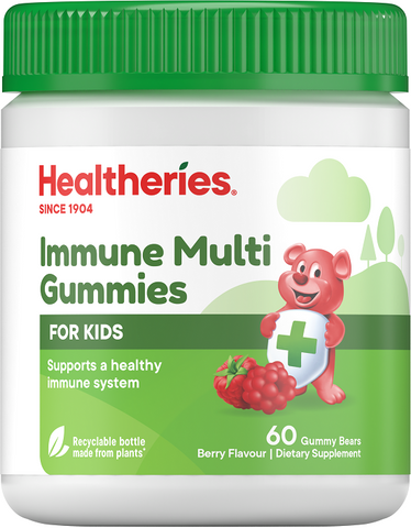 Healtheries Immune Multi Gummy Bears-berry flavour 60s