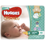 Huggies Ultra Dry Infant 4-8kg Size 2 bulk pack 48pk