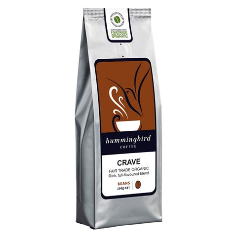 Hummingbird Coffee Beans Crave Organic 200g