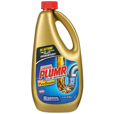 Liquid Plumber Drain Cleaner Full Clog Destroyer 946ml