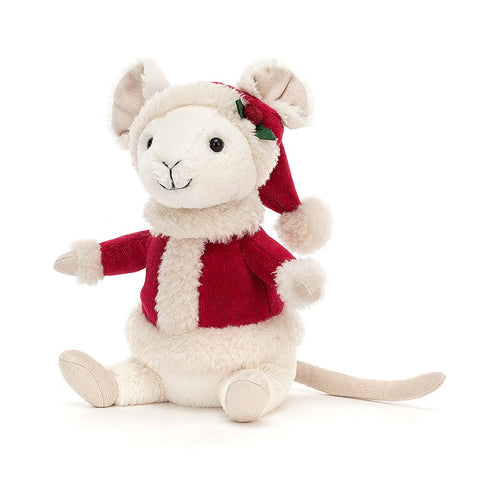 Jellycat Merry Mouse Multi-Coloured 7x9x18cm MER3M