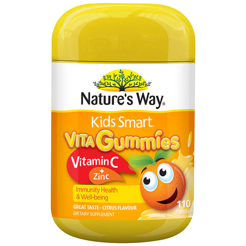 Natures Way Kids Smart Vitamin C Plus Zinc 110pk