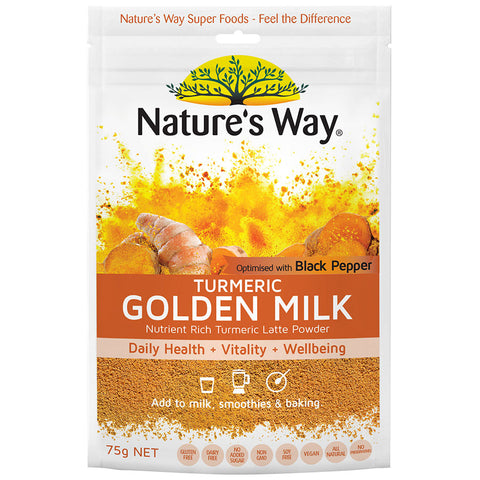 Natures Way Super Foods Turmeric Milk 75g