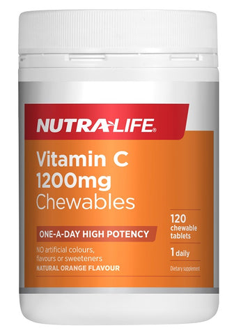 Nutralife Once A Day Vitamin C 1200mg 120s